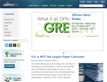 Tablet Screenshot of blog.metrofax.com